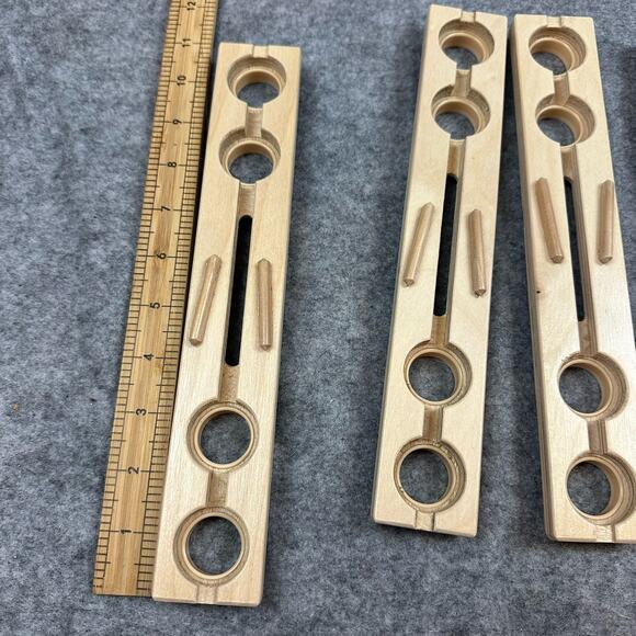 Hape Quadrilla Marble Run Replacement Parts Straight Wooden Track x 4 Pieces - Picture 5 of 5